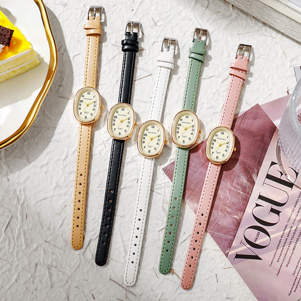Luxury Watch Straps - Luxus Oval Zifferblatt Frauen Uhren Mode