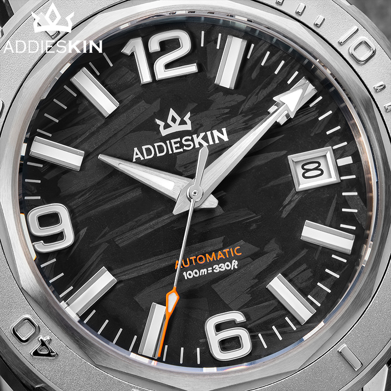 Luxury Watch Second Hand - AddiesKin Miyota9015 Mechanische Herrenuhr Automatik Edelstahl