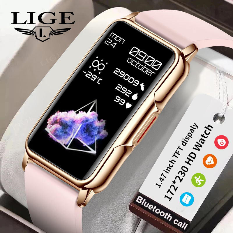 Luxury Watch On Wrist - LIGE 2026 Smart Band Damen Fitness-Armband