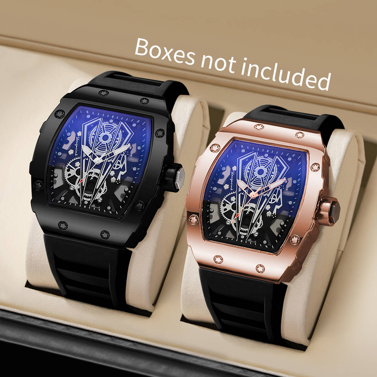 Luxury Watch Jacob And Co - 1/2PCS Luxus Große Zifferblatt Männer Quarzuhr