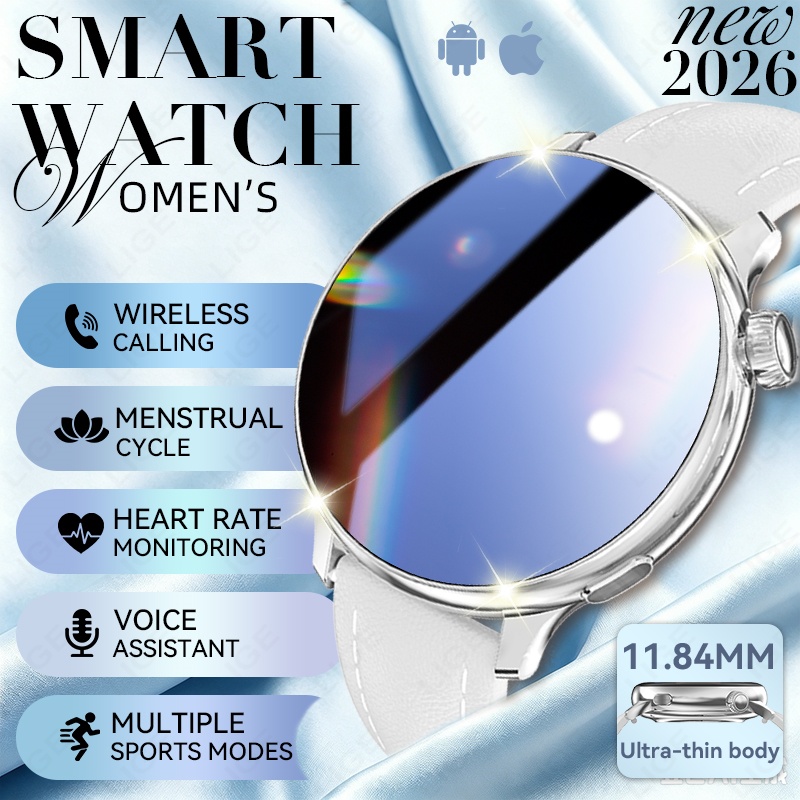 Luxury Watch On Wrist - LIGE Luxus-Smartwatches für Damen, 1,27 Zoll