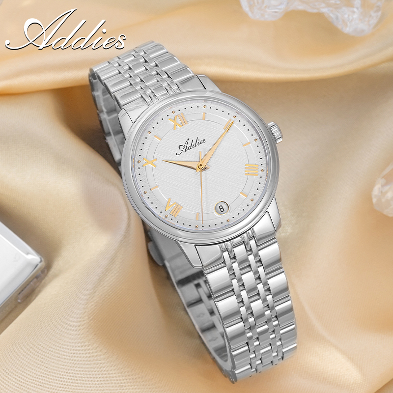 Luxury Watch Safe - ADDIES Neue Luxus-Damenuhr GM12, Saphirglas, 316L-Edelstahl,