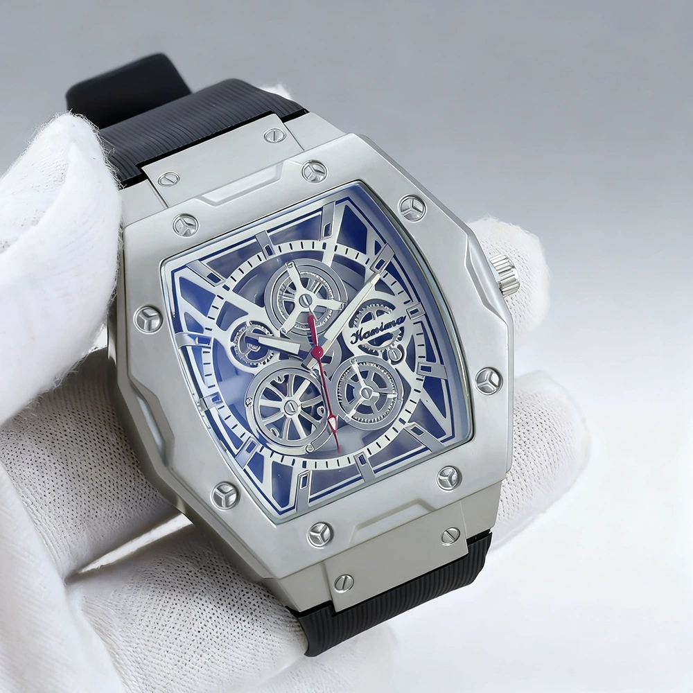 Luxury Watch Jacob And Co - Neue Mode Luxus Herren Tonneau Hohl-Silikon-Uhr