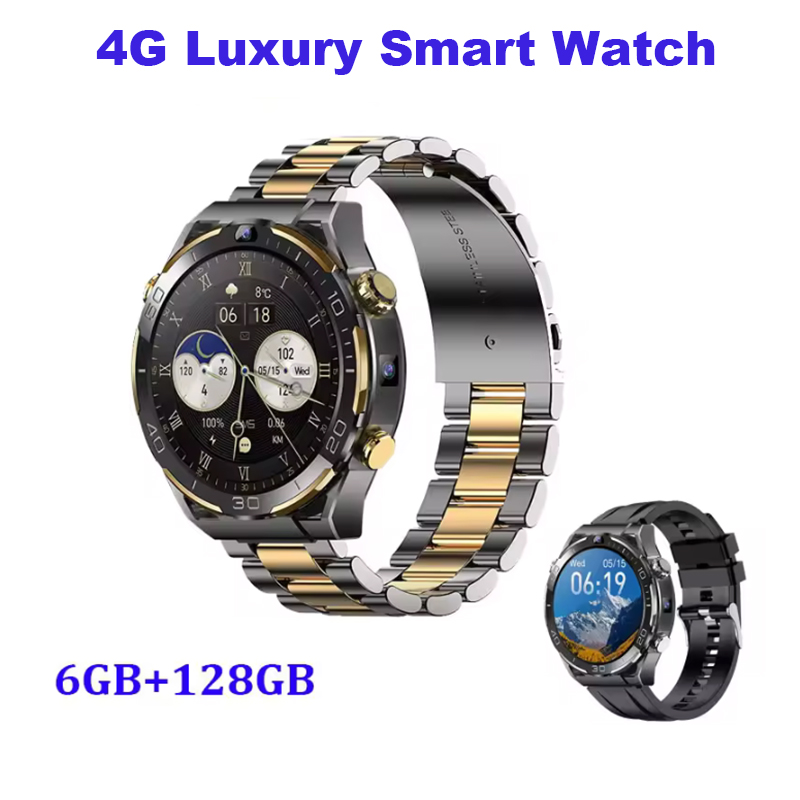 Luxury Watch On Wrist - Neue 4G LTE Smart Uhr Männer