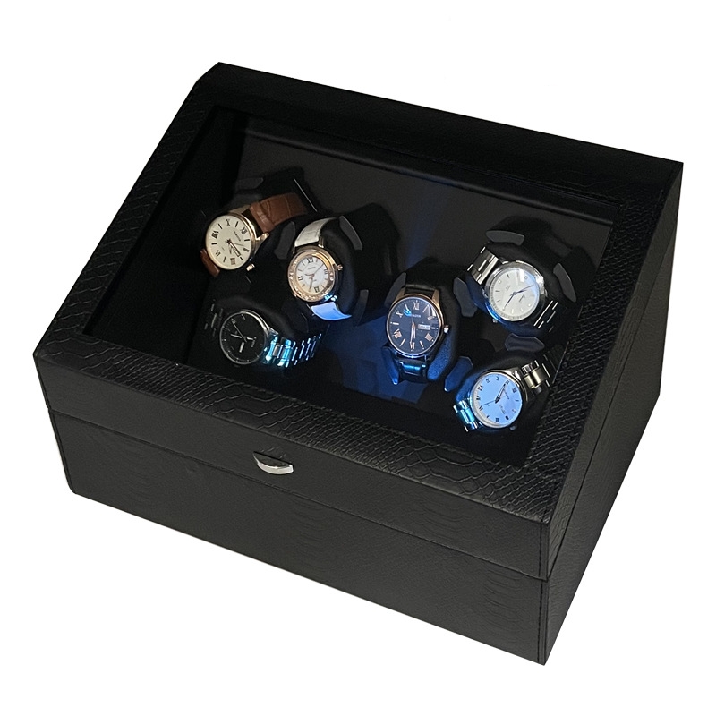 Luxury Watch Winder Box - Uhrenbeweger für Automatikuhren, Box mit leisem