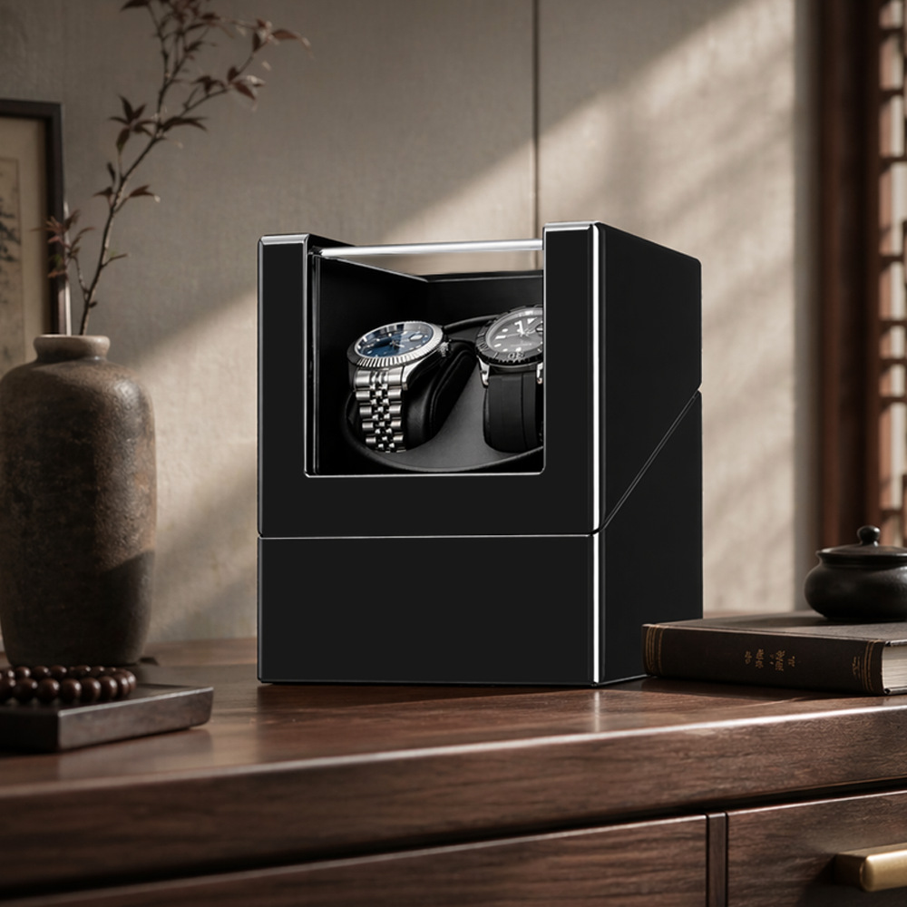 Luxuriöser Uhrenbeweger für 2  – Luxury Watch Winder Box Bewertung und Preis