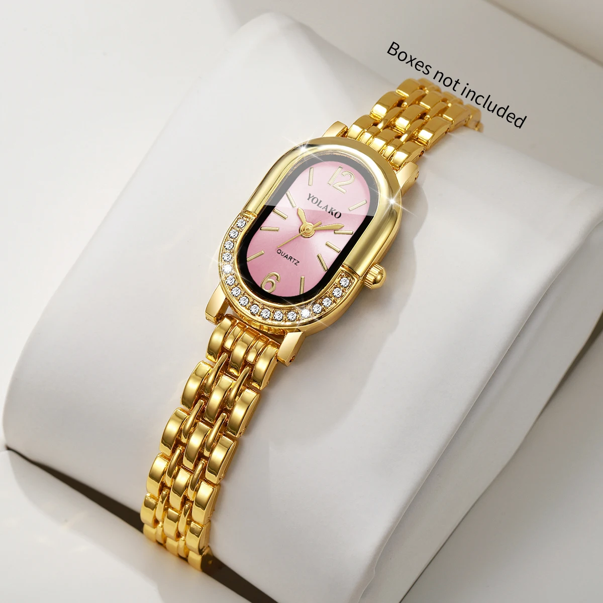 Luxuriöse Strass-Damen-Quarzuh – Luxury Watch Safe Bewertung und Preis