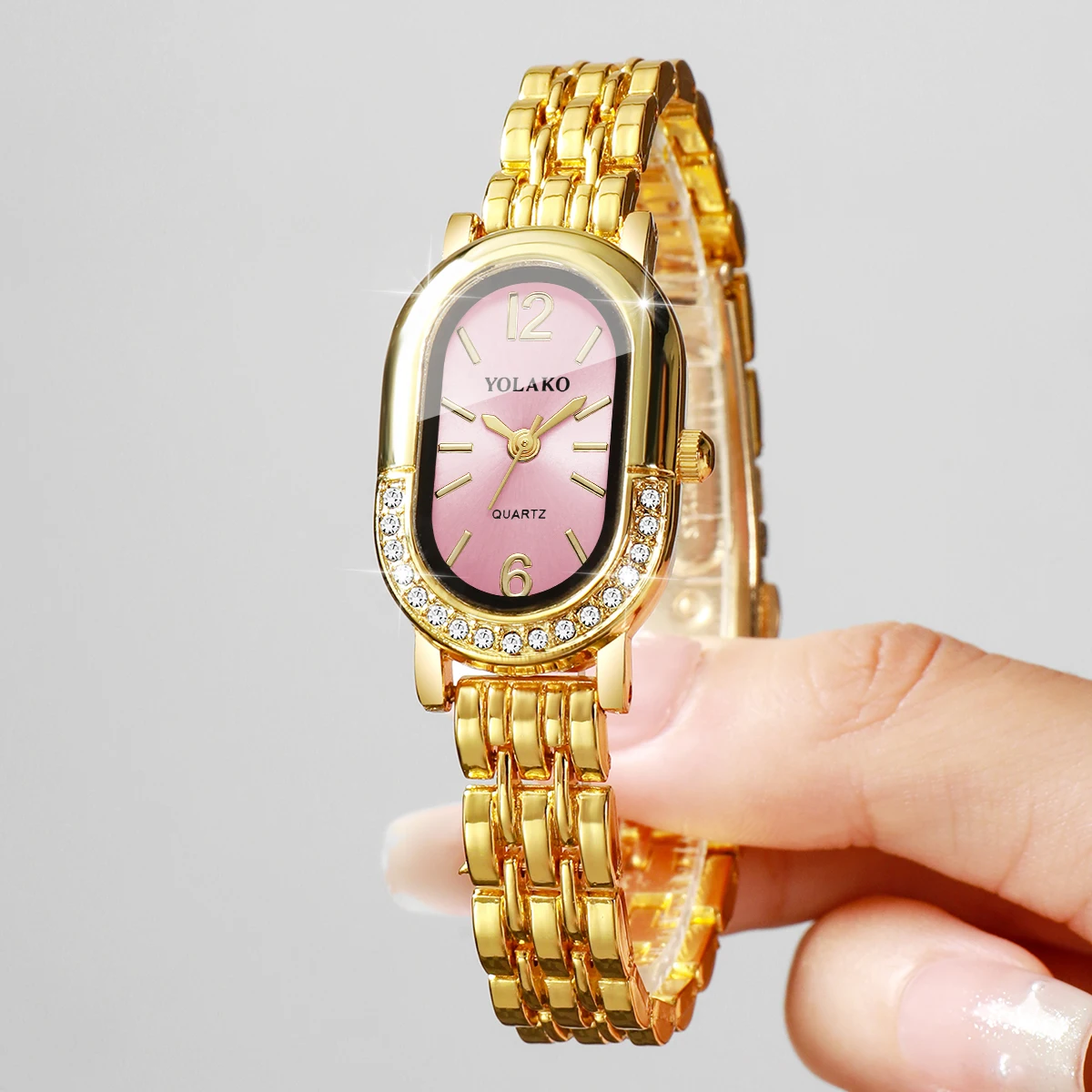 Luxuriöse Strass-Damen-Quarzuh – Luxury Watch Safe Bewertung und Preis