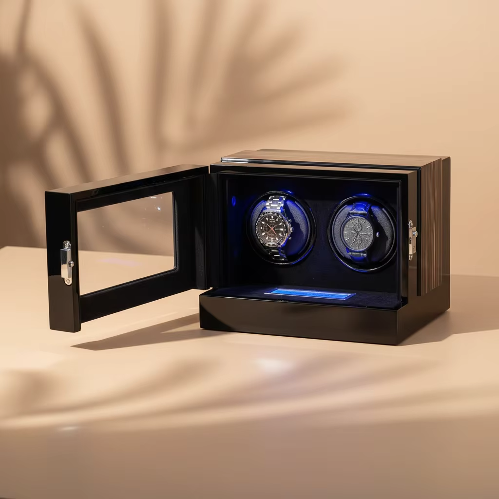2-Fach-Schutzbox für Uhren mit – Luxury Watch Winder Box Bewertung und Preis