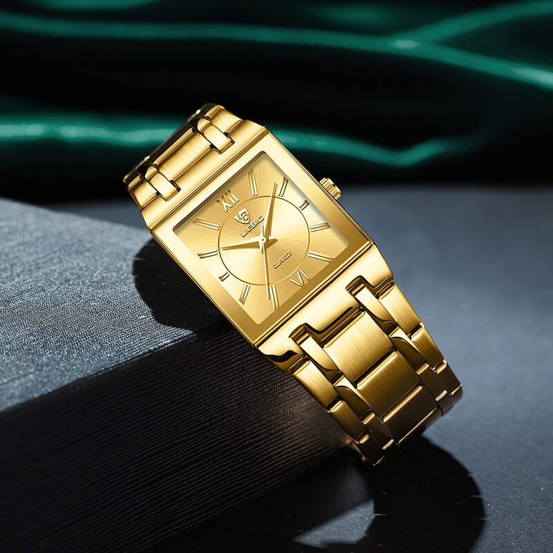 LiEBIG Luxus Goldene Quarz Arm – Luxury Watch Market Bewertung und Preis