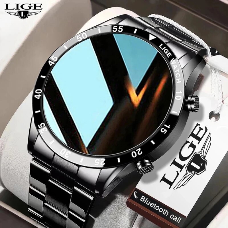 LIGE Neue Bluetooth Anruf Smar – Luxury Watch On Wrist Bewertung und Preis