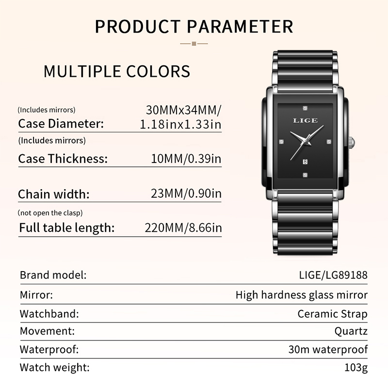 LIGE Neue Luxus Frauen Uhren E – Luxury Watch Safe Bewertung und Preis