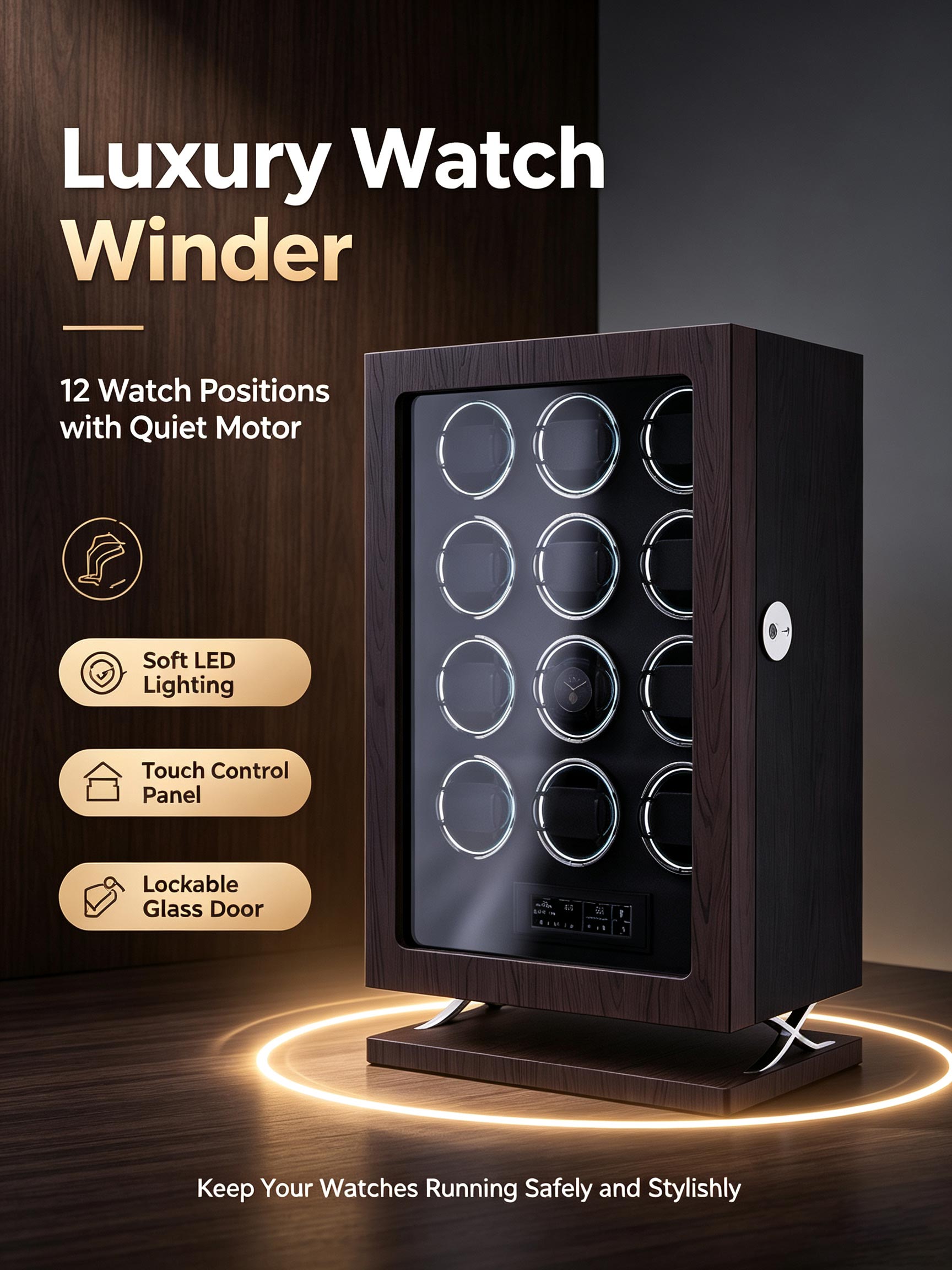 IBBETON Luxuriöser Verstellbar – Luxury Watch Winder Box Bewertung und Preis