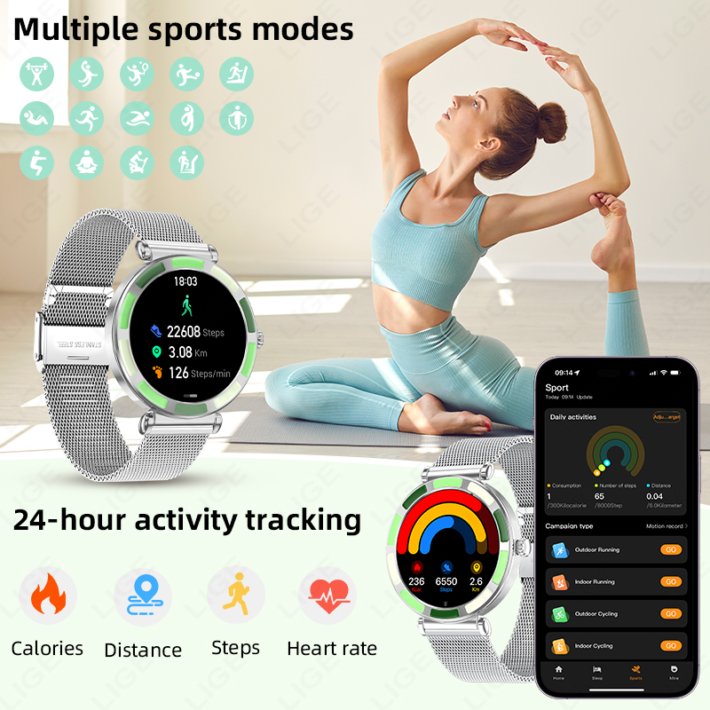 LIGE Luxus-Smartwatches für Da – Luxury Watch On Wrist Bewertung und Preis