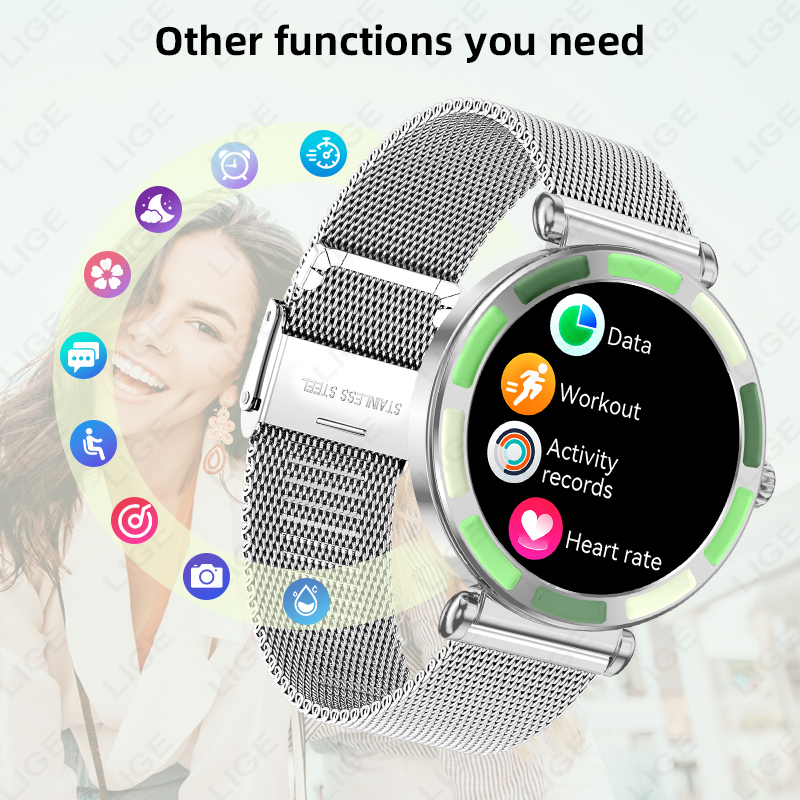 LIGE Luxus-Smartwatches für Da – Luxury Watch On Wrist Bewertung und Preis