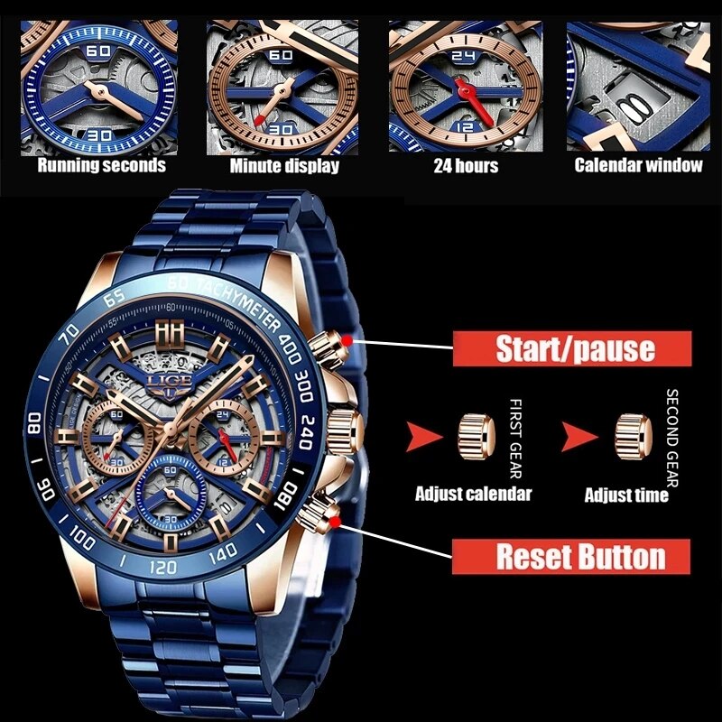 Lige 2024 neue herren uhr top  – Luxury Watch Low Price Bewertung und Preis