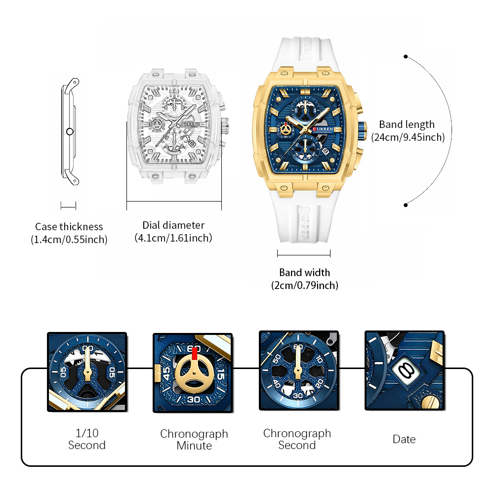 CURREN Luxus-Sportchronograph  – Luxury Watch Jacob And Co Bewertung und Preis
