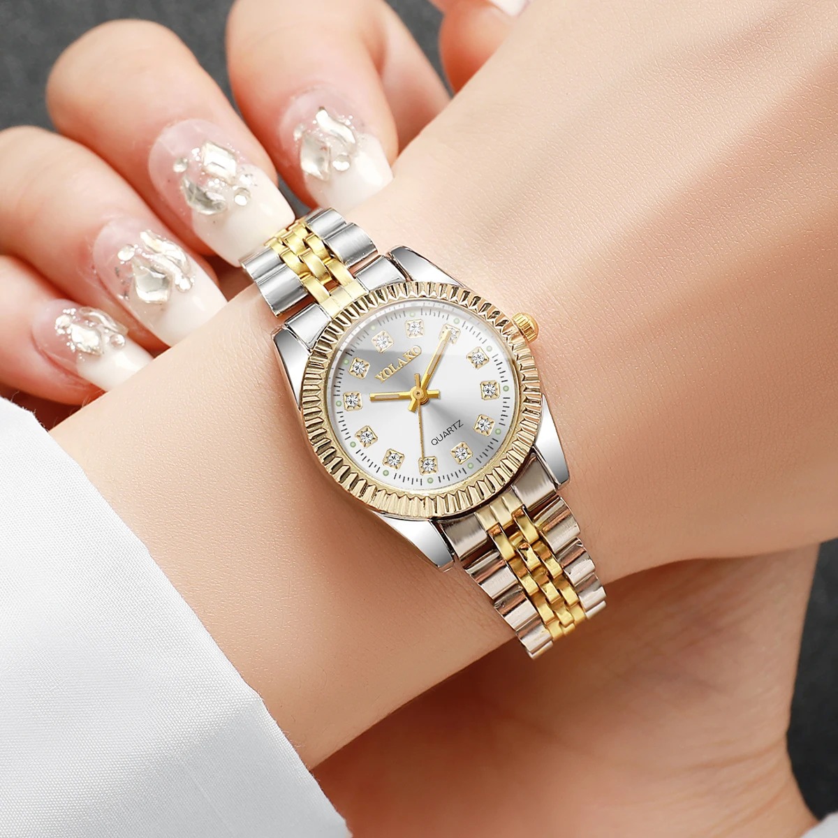 Mode-Strass-Damen-Quarzuhr, lu – Luxury Watch Safe Bewertung und Preis