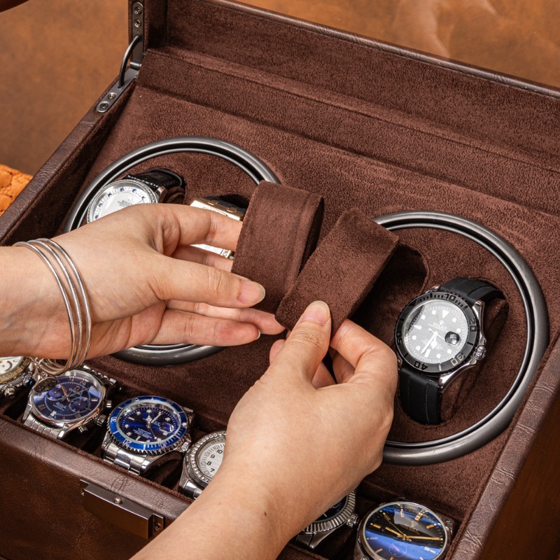 Rotierender Uhrenbeweger für M – Luxury Watch Winder Box Bewertung und Preis