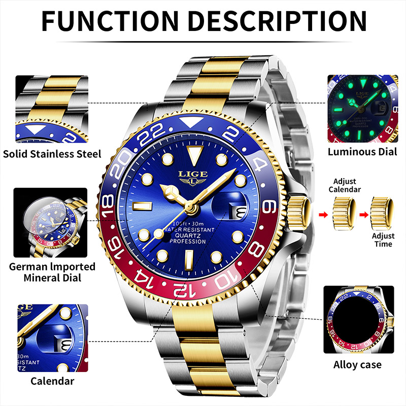 LIGE 2025, brandneue Herrenuhr – Luxury Watch Low Price Bewertung und Preis